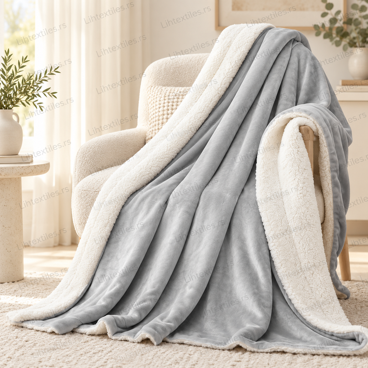 Dvostrano mekano ćebe – Teddy Collection