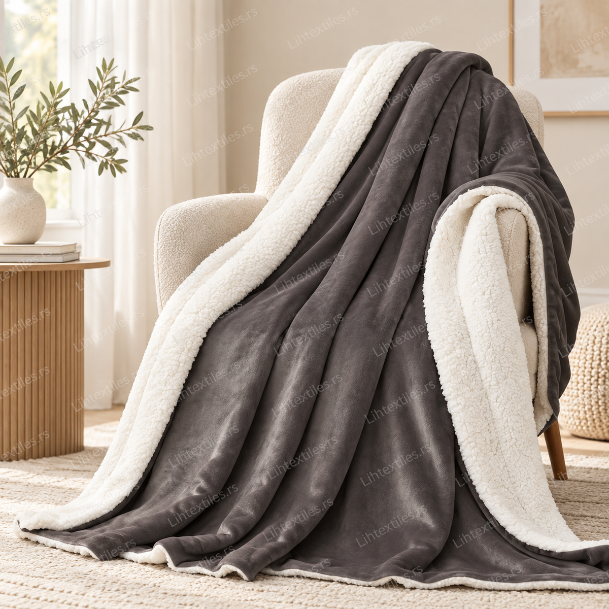 Dvostrano mekano ćebe – Teddy Collection