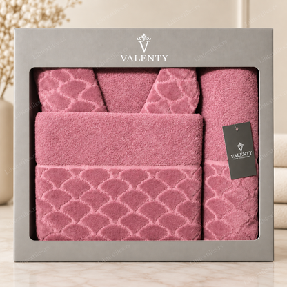 Premium set bademantila i peškira za jednu osobu 2/1