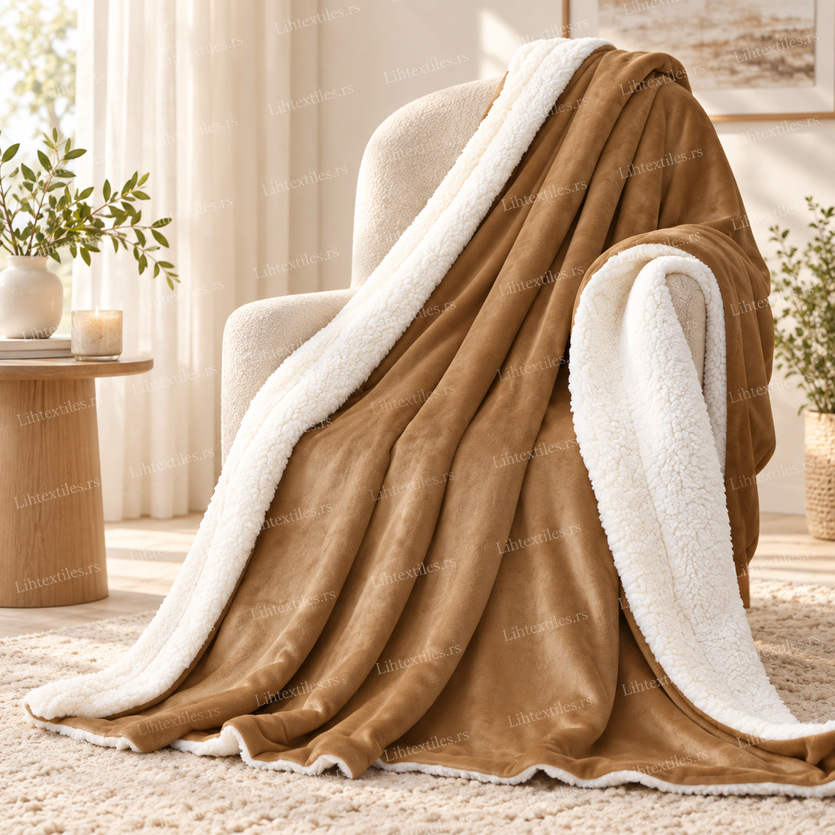 Dvostrano mekano ćebe – Teddy Collection