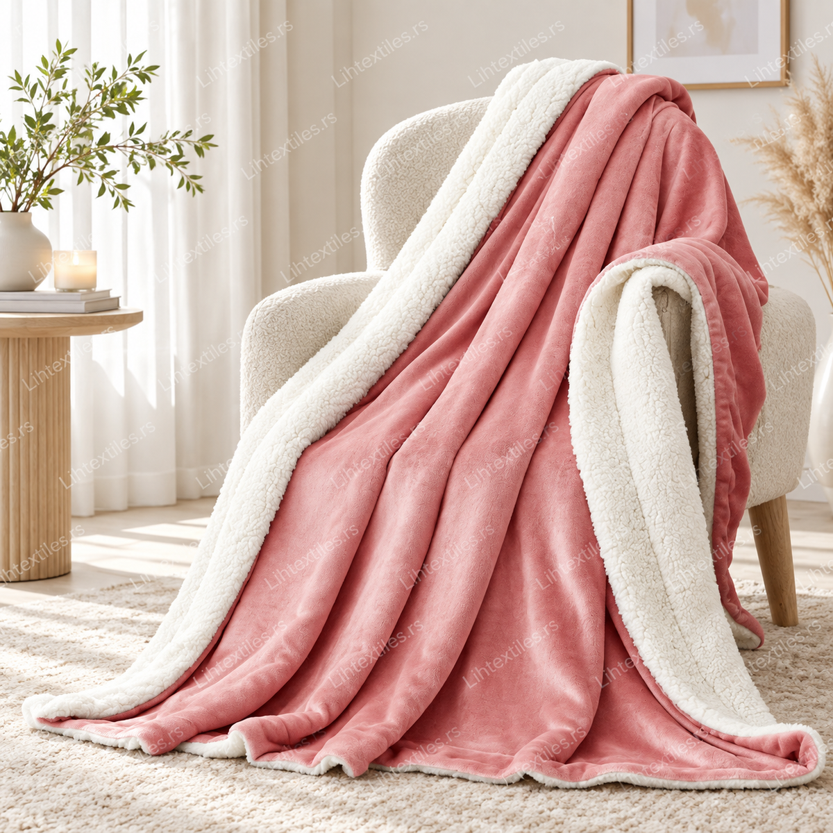 Dvostrano mekano ćebe – Teddy Collection