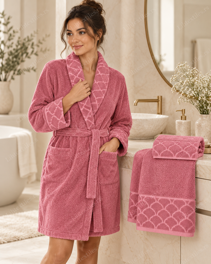 Premium set bademantila i peškira za jednu osobu 2/1