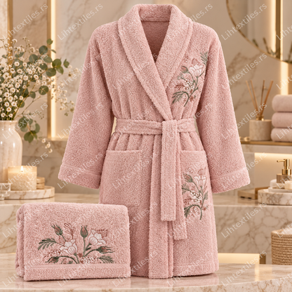 Premium set bademantila i peškira za jednu osobu 2/1