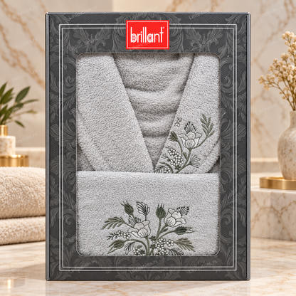 Premium set bademantila i peškira za jednu osobu 2/1