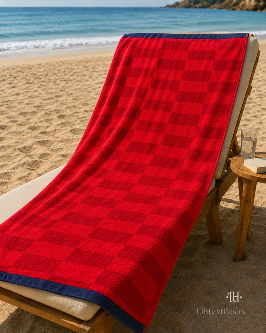 Plažni peškir 90×160 cm – 100% egipatski pamuk